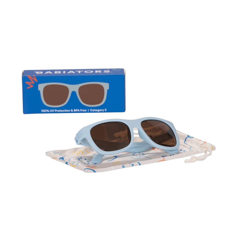 Babiators - Baby Blue with Amber Lens Navigator Baby & Kids Sunglasses