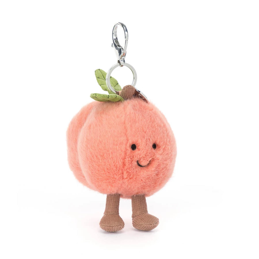 JellyCat Amuseables Peach Bag Charm