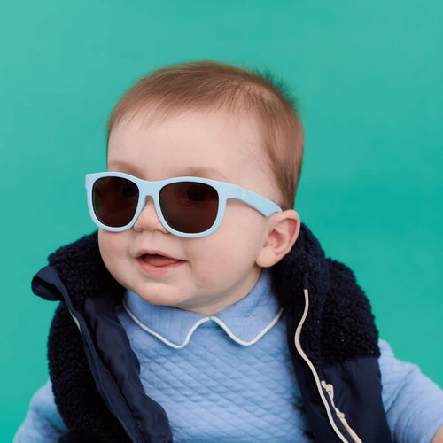 Babiators - Baby Blue with Amber Lens Navigator Baby & Kids Sunglasses