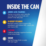 Red Bull Energy Drink, 12 fl oz | contains caffeine, taurine, B-vitamins, sugar, and water